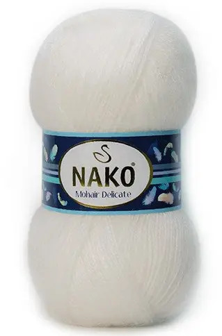 Nako Mohair Delicate 6101 - Fehér