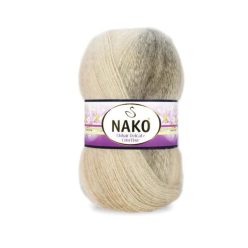 Nako Mohair Delicate Colorflow 07309 - Bézses-szürkés