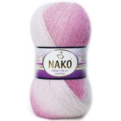 Nako Mohair Delicate Colorflow 28081 - Rózsaszínes