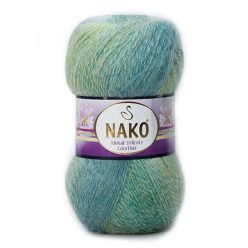 Nako Mohair Delicate Colorflow 28086 - Zöldes 