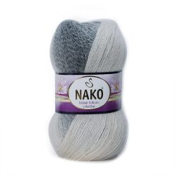 Nako Mohair Delicate Colorflow 28092 - Szürkés