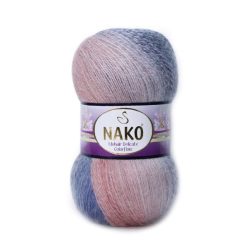 Nako Mohair Delicate Colorflow 28098 - Kékes-rózsaszínes
