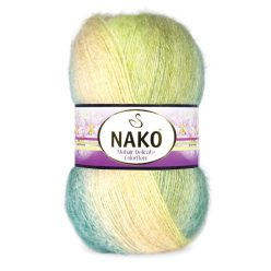 Nako Mohair Delicate Colorflow 76055 - Zöldes
