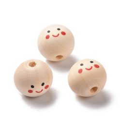 Natúr fagyöngy 25mm 3 db/cs - mosolygós arcú