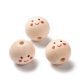 Natúr fagyöngy 25mm 3 db/cs - mosolygós arcú