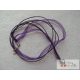 Organza-viaszos kész nyaklánc alap- sötét lila