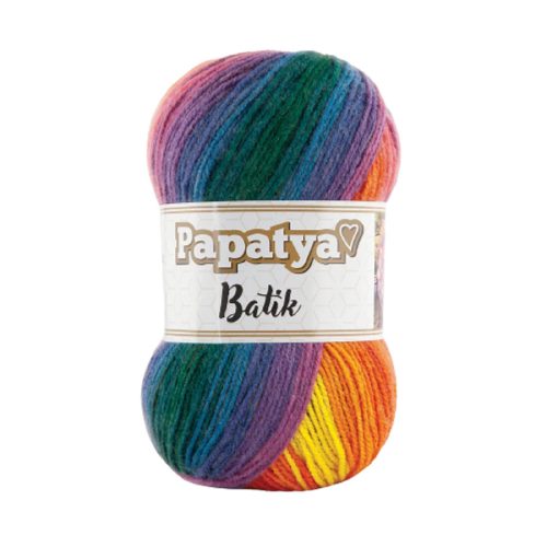 Papatya Batik színátmenetes fonal 554-13 Kékes sárgás