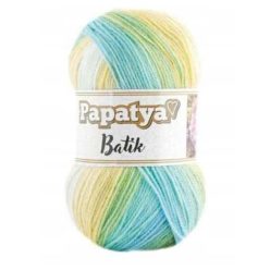 Papatya Batik színátmenetes fonal 554-17 Zöldes kékes