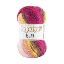   Papatya Batik színátmenetes fonal 554-32 Sárgás ciklámenes