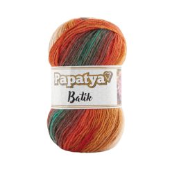 Papatya Batik színátmenetes fonal 554-33 Barnás