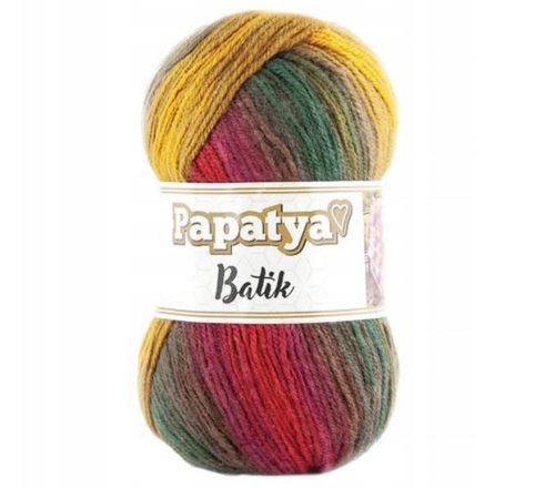 Papatya Batik színátmenetes fonal 554-34 Zöldes