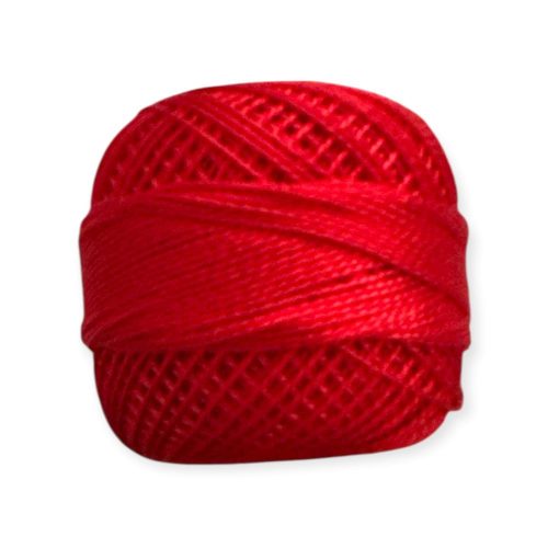 Ispe Perle hímzőfonal 10g 326 - piros