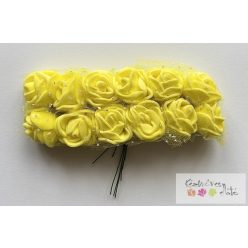 Polifoam rózsa 12db/cs - citrom