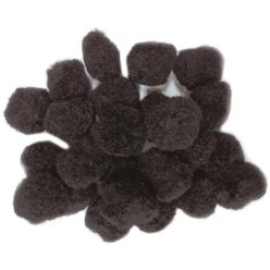Pompon 30 mm 30 db/cs - Fekete szín