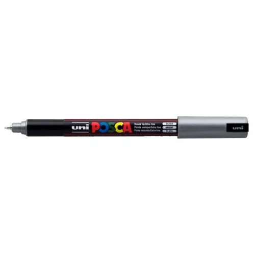 Uni Posca PC-1MR filctoll 0,7 mm tűhegyű - Ezüst
