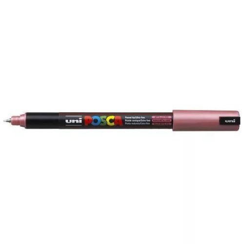Uni Posca PC-1MR filctoll 0,7 mm tűhegyű - Metál piros