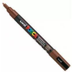 Uni Posca PC-3M filctoll 0,9-1,3 mm hegy - Barna