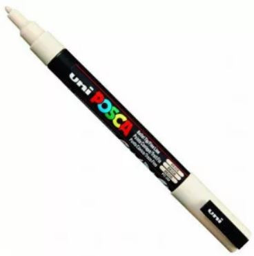 Uni Posca PC-3M filctoll 0,9-1,3 mm hegy - Bézs