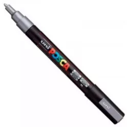 Uni Posca PC-3M filctoll 0,9-1,3 mm hegy - Ezüst
