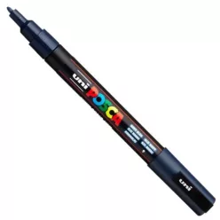 Uni Posca PC-3M filctoll 0,9-1,3 mm hegy - fekete