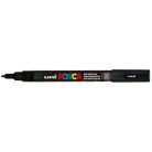 Uni Posca PC-3M filctoll 0,9-1,3 mm hegy - fekete
