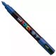 Uni Posca PC-3M filctoll 0,9-1,3 mm hegy - kék
