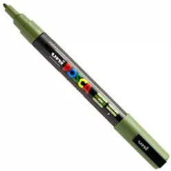 Uni Posca PC-3M filctoll 0,9-1,3 mm hegy - Khaki