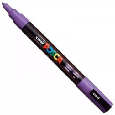 Uni Posca PC-3M filctoll 0,9-1,3 mm hegy - lila