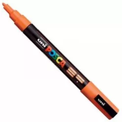 Uni Posca PC-3M filctoll 0,9-1,3 mm hegy - Narancs