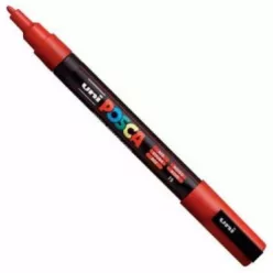 Uni Posca PC-3M filctoll 0,9-1,3 mm hegy - piros