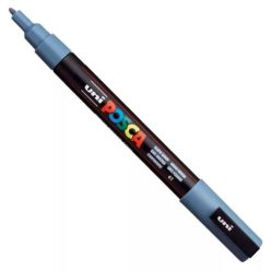 Uni Posca PC-3M filctoll 0,9-1,3 mm hegy - Palaszürke