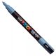 Uni Posca PC-3M filctoll 0,9-1,3 mm hegy - Palaszürke