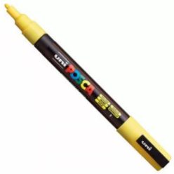 Uni Posca PC-3M filctoll 0,9-1,3 mm hegy - Sárga
