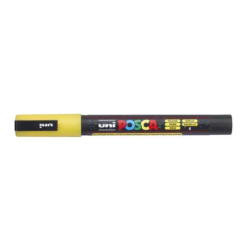 Uni Posca PC-3M filctoll 0,9-1,3 mm hegy - Sárga