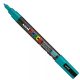 Uni Posca PC-3M filctoll 0,9-1,3 mm hegy - Smaragdzöld