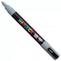 Uni Posca PC-3M filctoll 0,9-1,3 mm hegy - Szürke