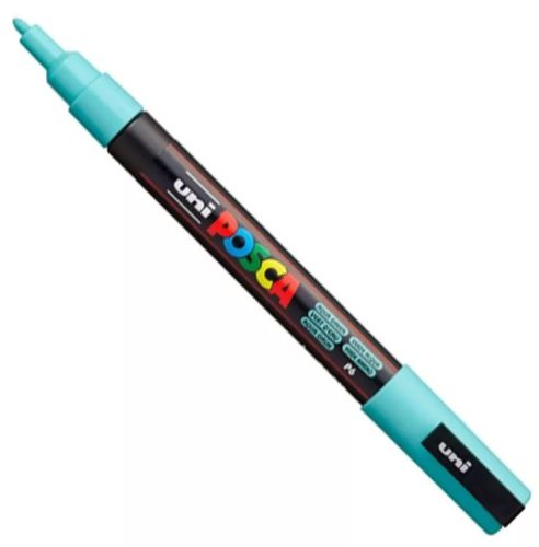 Uni Posca PC-3M filctoll 0,9-1,3 mm hegy - Tengerzöld