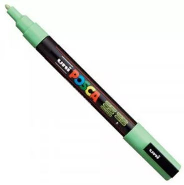 Uni Posca PC-3M filctoll 0,9-1,3 mm hegy - Világoszöld