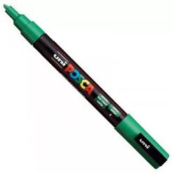 Uni Posca PC-3M filctoll 0,9-1,3 mm hegy - zöld