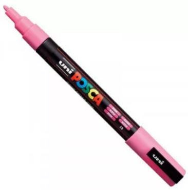 Uni Posca PC-3M filctoll 0,9-1,3 mm hegy - Rózsaszín