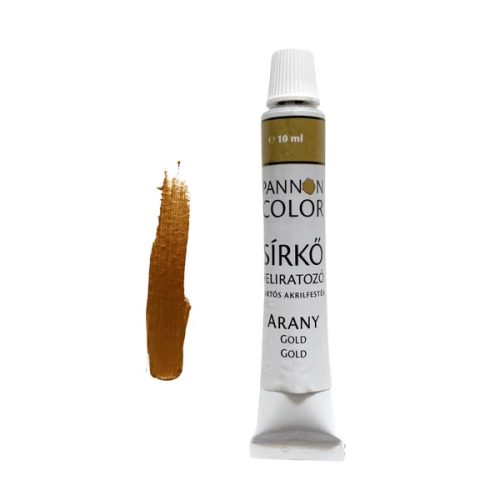 Sírkőfeliratozó tartós akrilfesték - arany