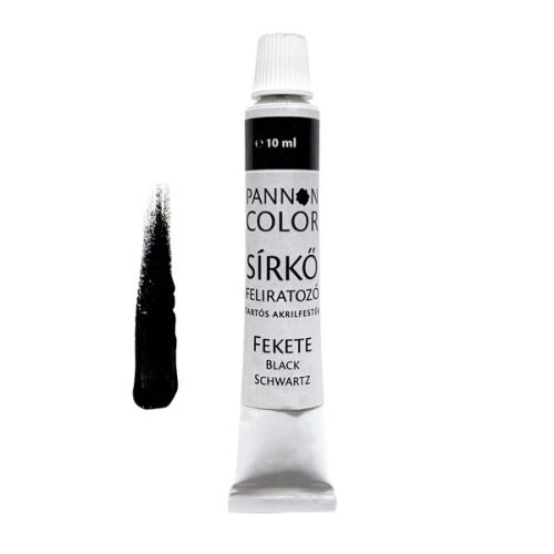 Sírkőfeliratozó tartós akrilfesték - fekete