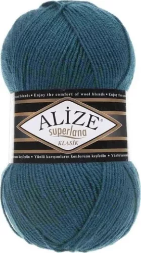 Alize Superlana Klasik fonal 212 Petrol