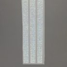 Strassz matrica – öntapadós 30 cm - fehér