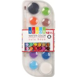 Südor Vízfesték 12 szín 28 mm Gombok + ecsettel