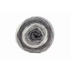   Sweet roll cake, színátmenetes fonal 140g 1047-11 Szürke-krém