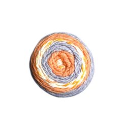   Sweet roll cake, színátmenetes fonal 140g 1047-29 Narancs-szürke