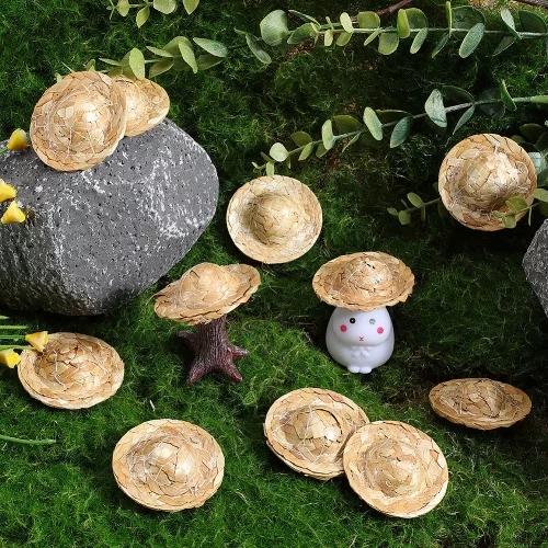 Szalma kalap, mini 20 mm 1db/cs