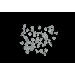 Szilikon fülbevaló hátsó, forma 50db/cs