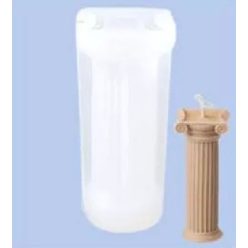   Gyertyaöntő forma, szilikon öntőforma - Oszlop 10,8X4,9 cm